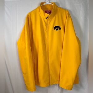 Team 365 yellow‎ and black University of Iowa Hawkeyes sports jacket Size XXL